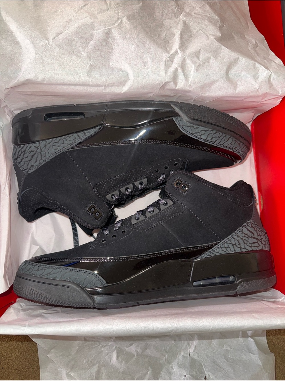 Jordan• 3 Retro in Black, Charcoal, White